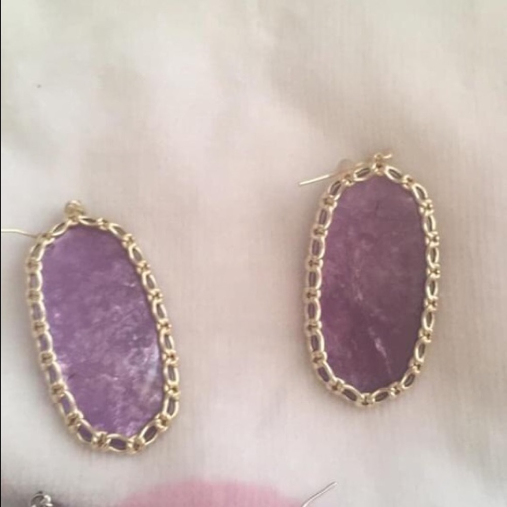 Macrame Danielle Gold Statement Earrings - image 2